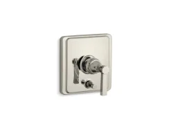 Rite-Temp® valve trim with push-button diverter and lever handle^Kohler Online