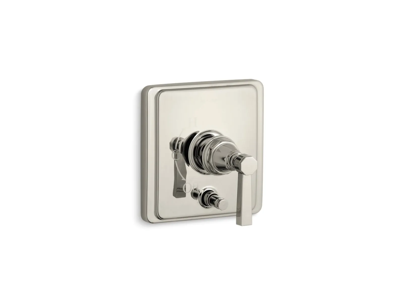 Rite-Temp® valve trim with push-button diverter and lever handle^Kohler Online