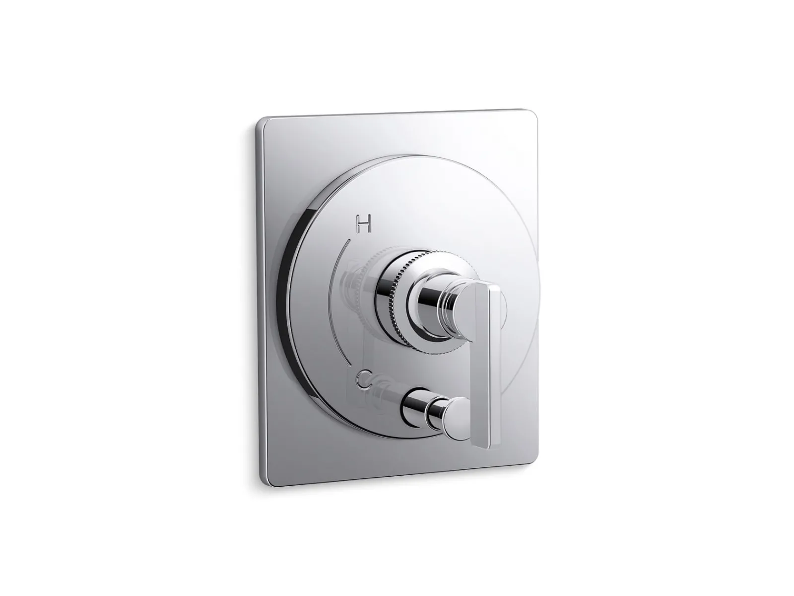 Rite-Temp® valve trim with push-button diverter^Kohler