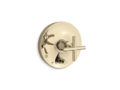 Rite-Temp® valve trim with push-button diverter and cross handle^Kohler Clearance