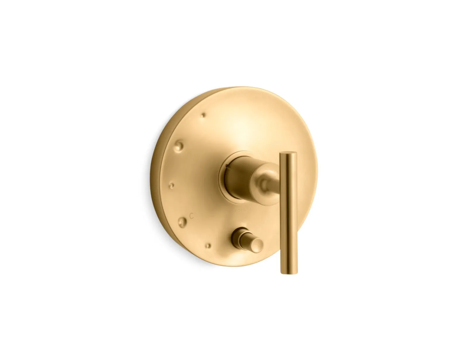 Rite-Temp® valve trim with push-button diverter and lever handle^Kohler Hot