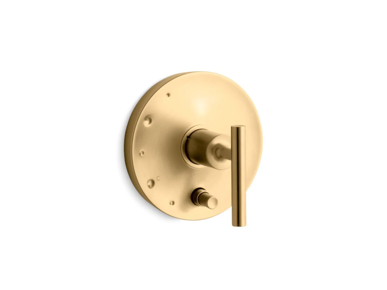 Rite-Temp® valve trim with push-button diverter and lever handle^Kohler Hot