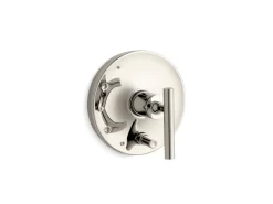 Rite-Temp® valve trim with push-button diverter and lever handle^Kohler Hot