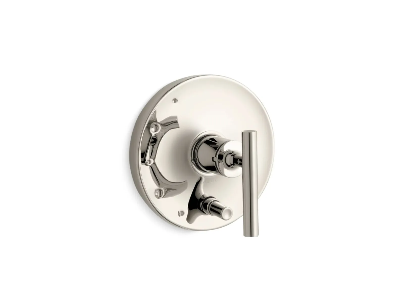 Rite-Temp® valve trim with push-button diverter and lever handle^Kohler Hot
