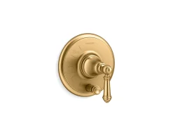 Rite-Temp® valve trim with push-button diverter and lever handle^Kohler
