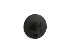 Rite-Temp® valve trim with push-button diverter and cross handle^Kohler Sale