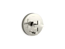 Rite-Temp® valve trim with push-button diverter and cross handle^Kohler Sale