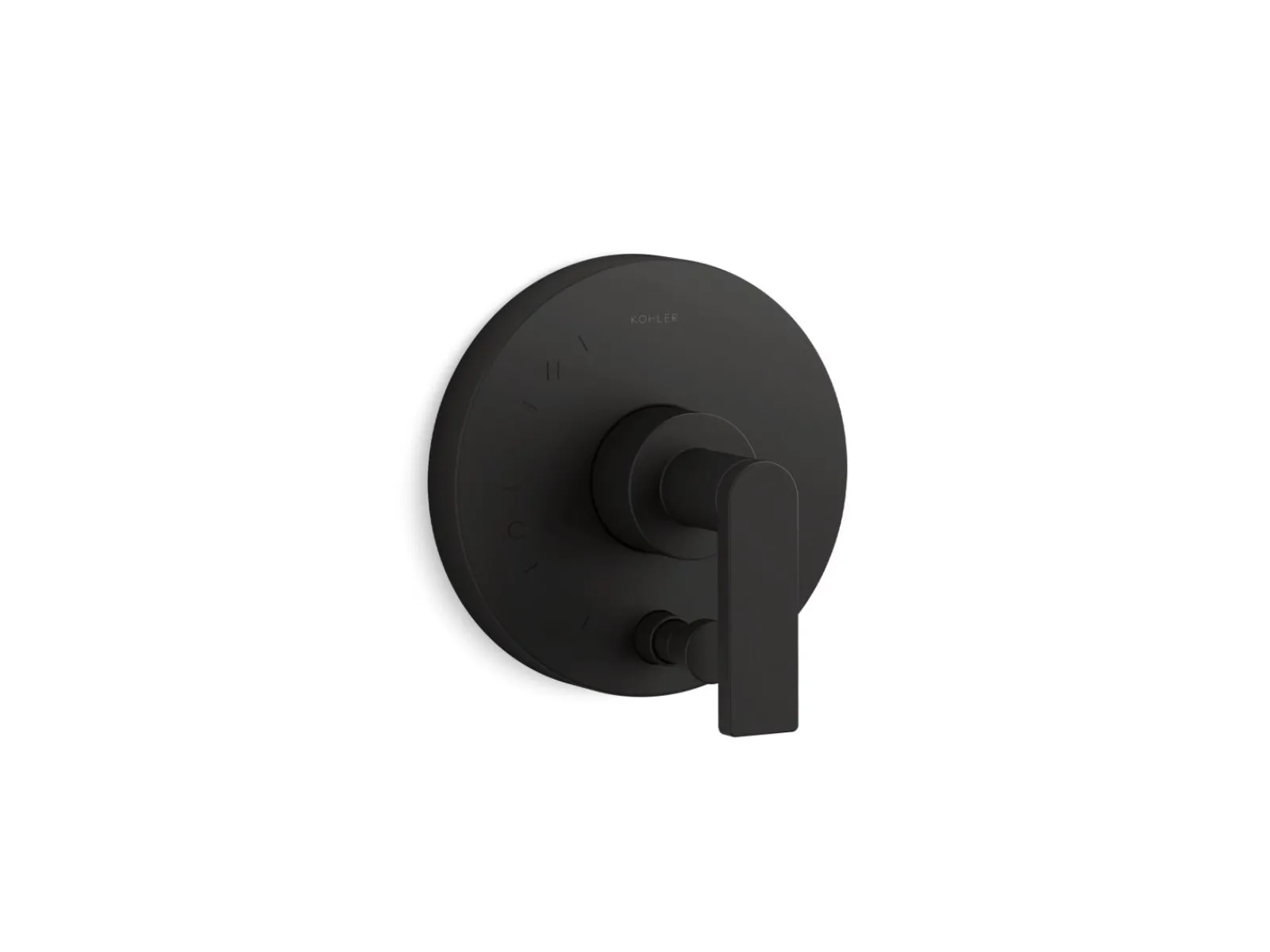 Rite-Temp® valve trim with push-button diverter and lever handle^Kohler Hot