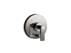 Rite-Temp® valve trim with push-button diverter and lever handle^Kohler Hot