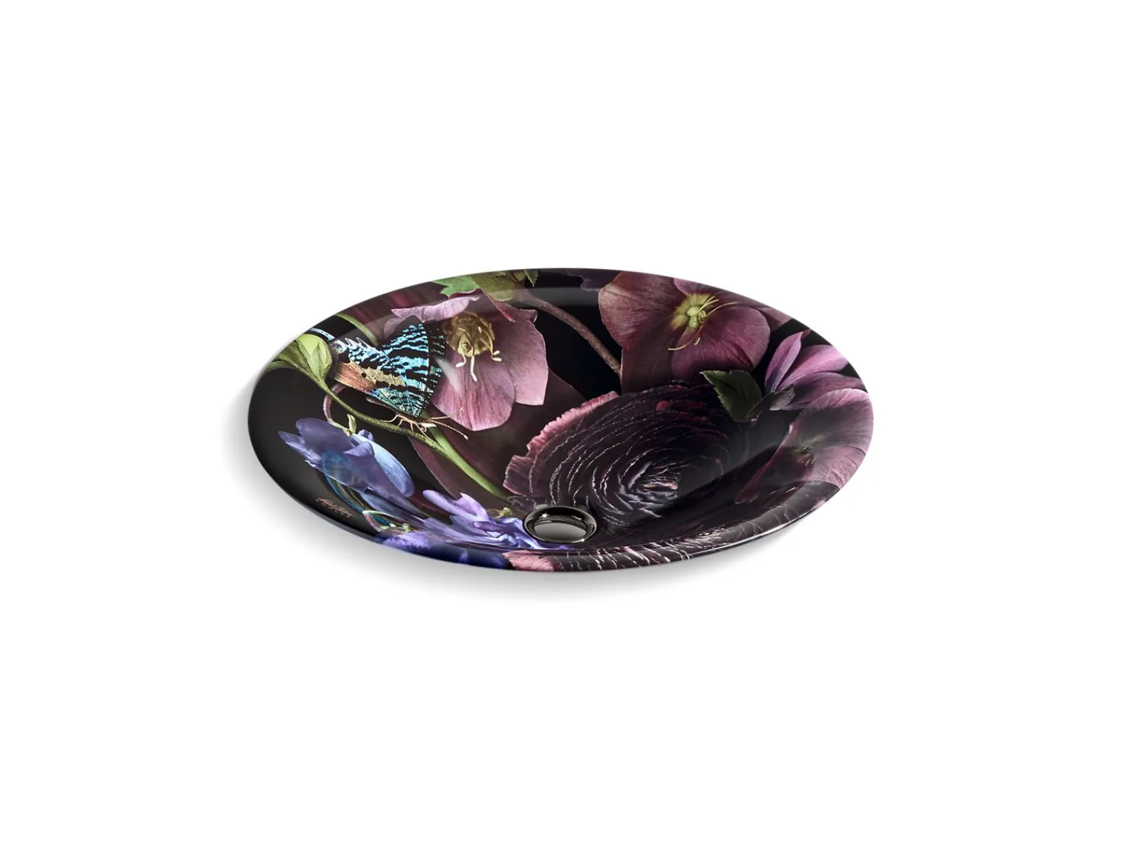 17-3/4" round drop-in bathroom sink, no overflow^Kohler Clearance