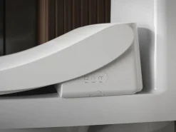 Round-front bidet toilet seat with remote control^Kohler Best
