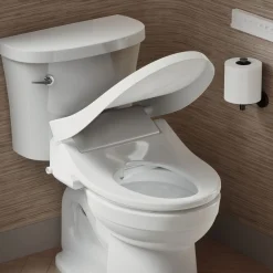 Round-front bidet toilet seat with remote control^Kohler Best