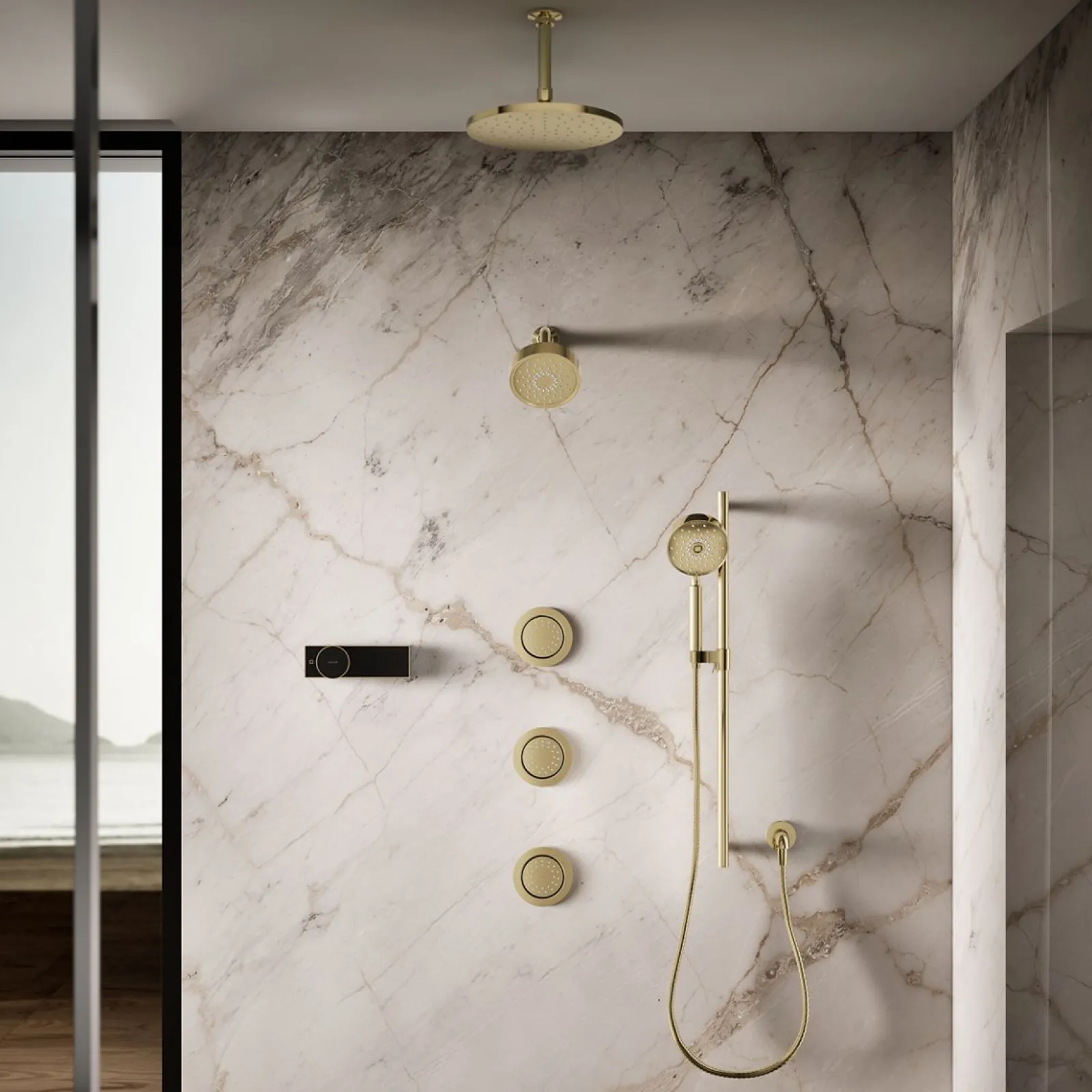 Round 27-nozzle single-function body spray, 1.0 gpm^Kohler Outlet