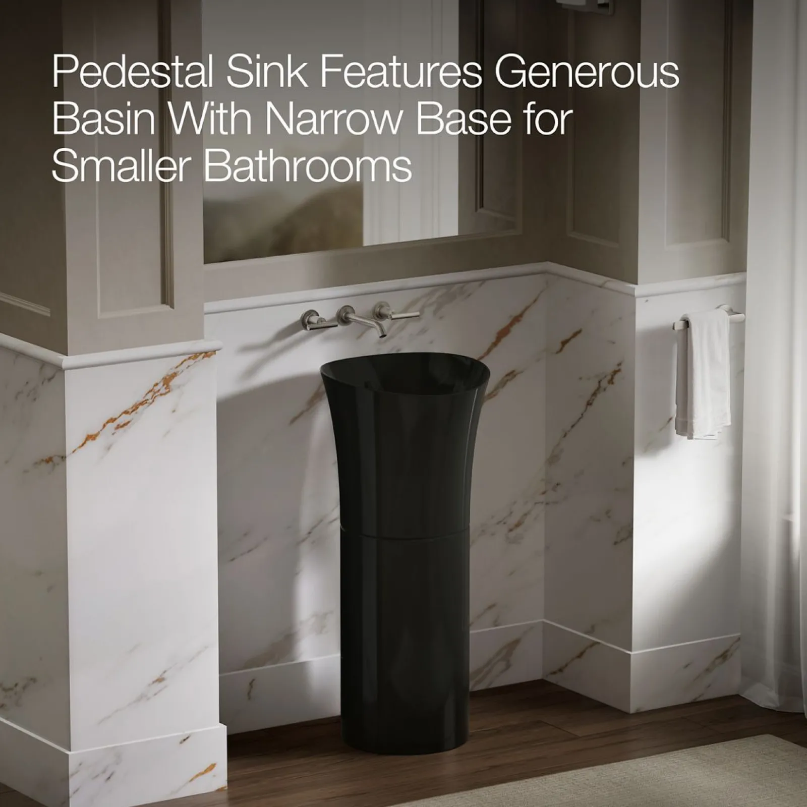 16" round pedestal bathroom sink^Kohler Clearance