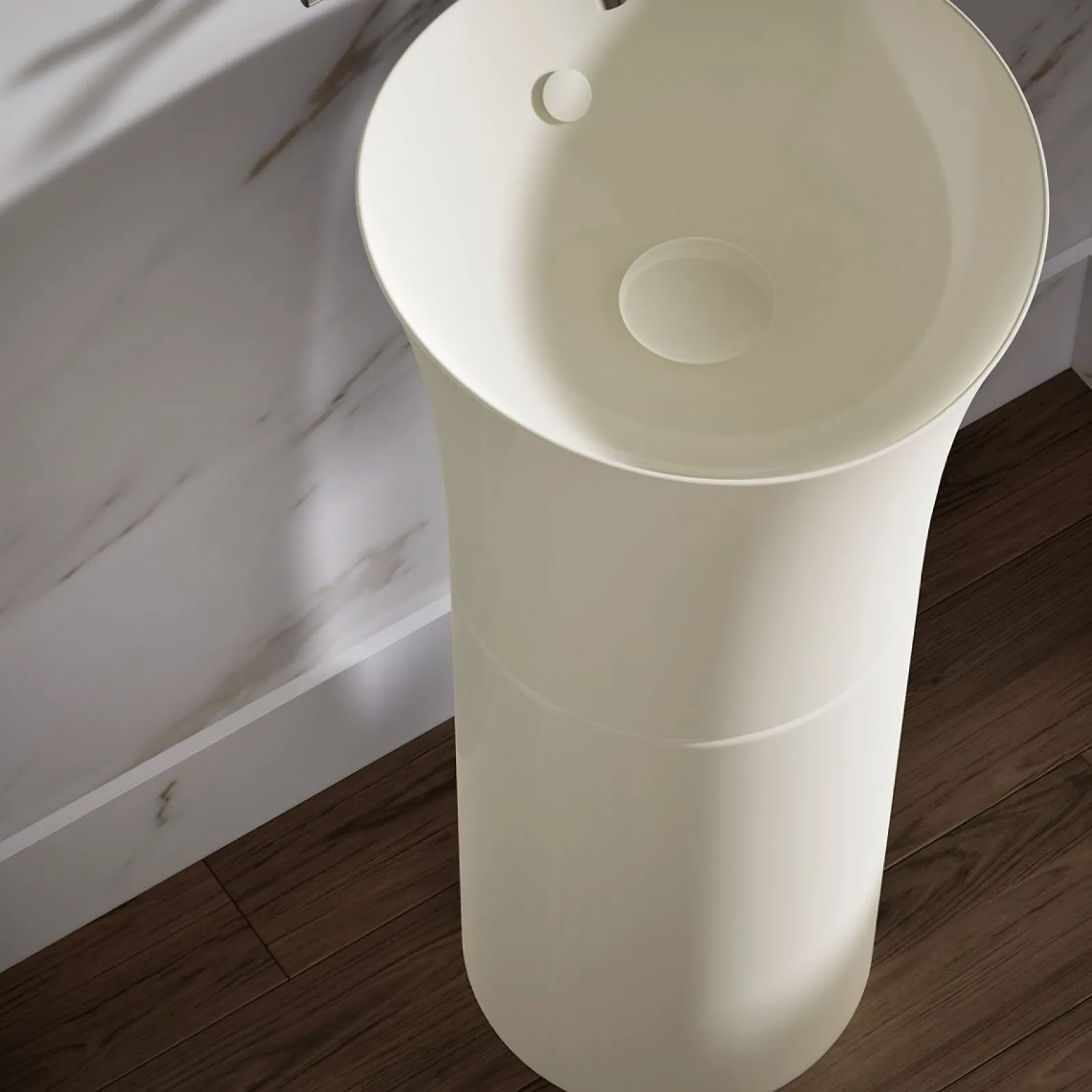 16" round pedestal bathroom sink^Kohler Clearance