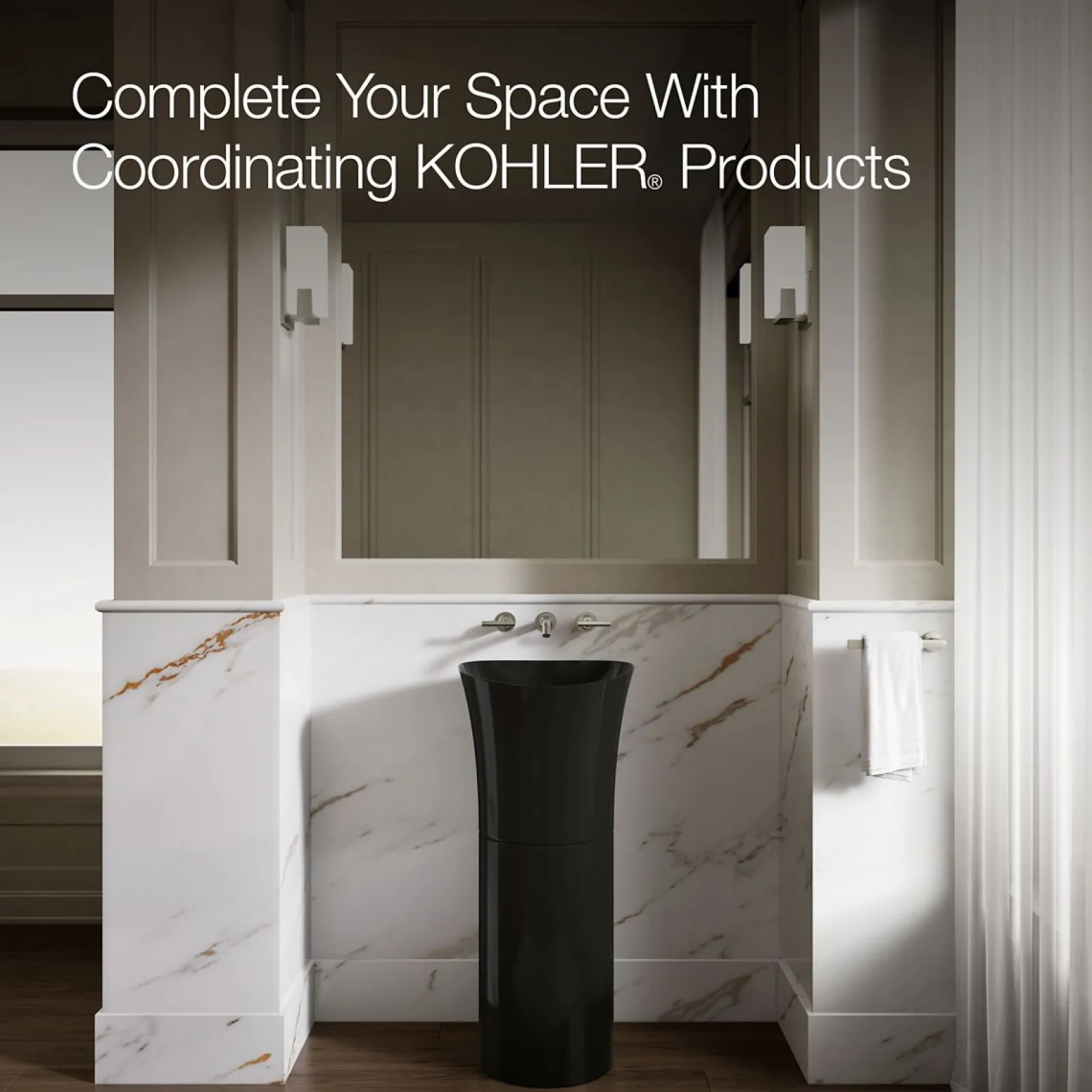 16" round pedestal bathroom sink^Kohler Clearance