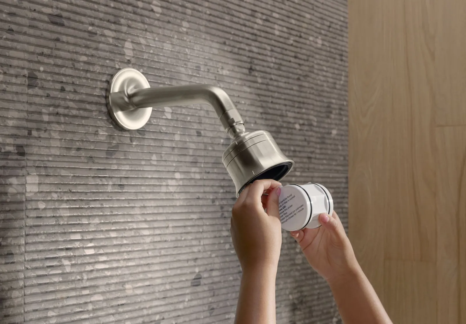 Round single-function filtered showerhead, 1.75 gpm^Kohler