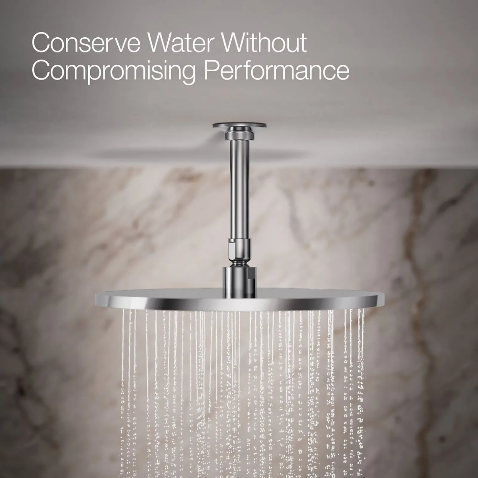 Round 12" single-function rainhead, 2.5 gpm^Kohler Online