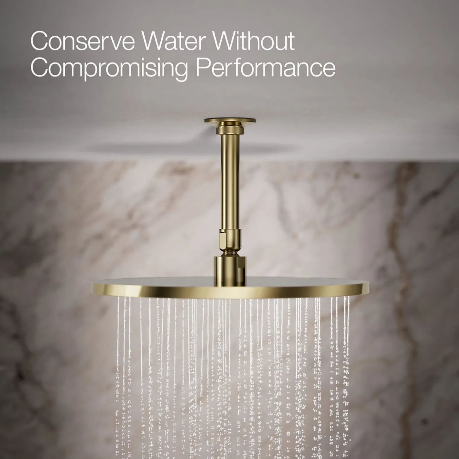Round 12" single-function rainhead, 2.5 gpm^Kohler Online