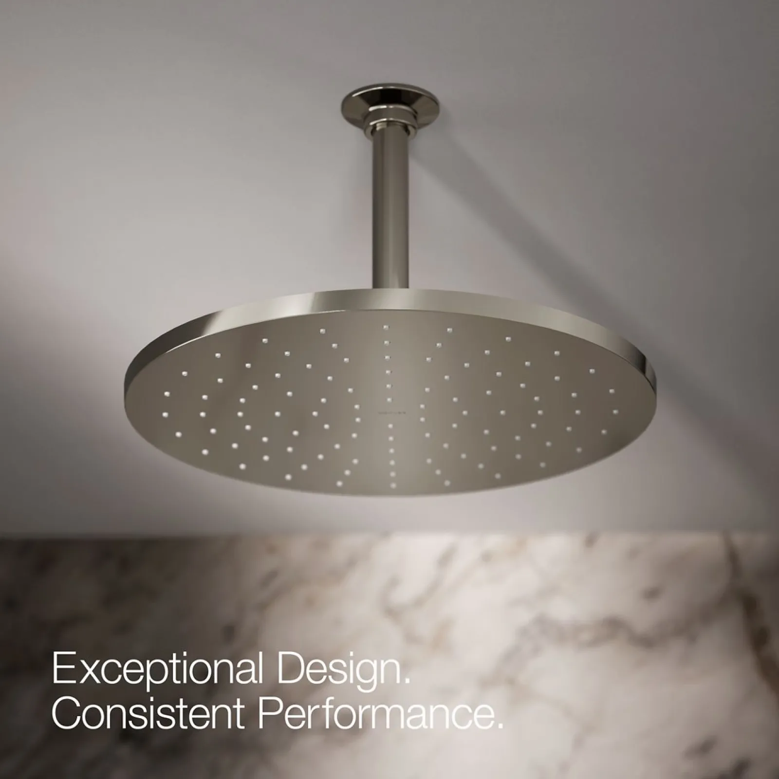 Round 12" single-function rainhead, 2.5 gpm^Kohler Online