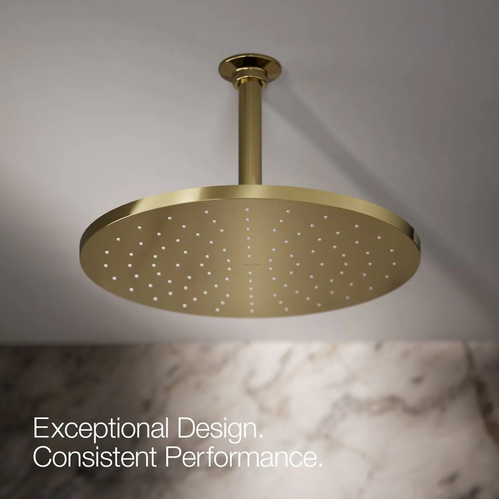 Round 12" single-function rainhead, 2.5 gpm^Kohler Online