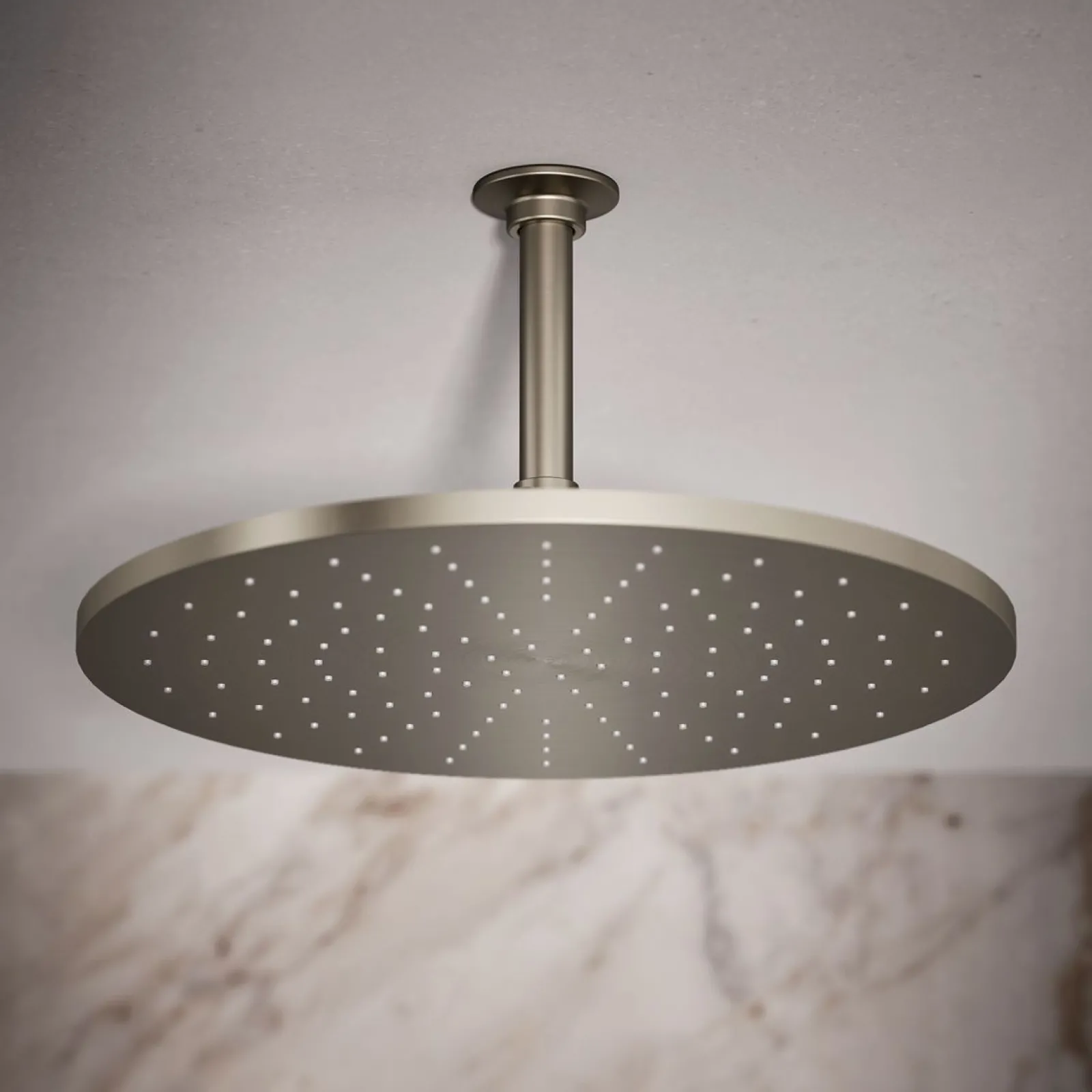 Round 14” single-function rainhead, 2.5 gpm^Kohler
