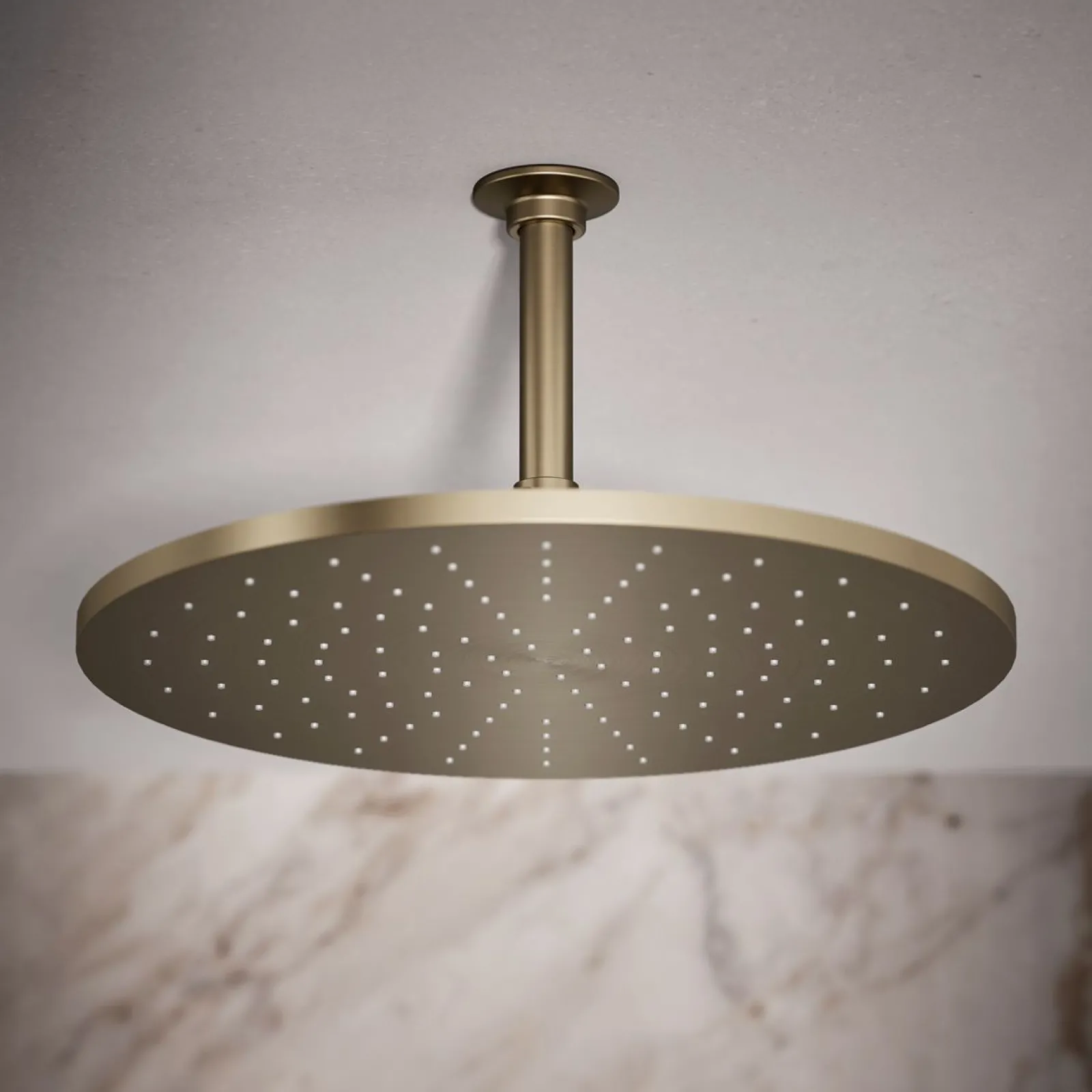 Round 14” single-function rainhead, 2.5 gpm^Kohler