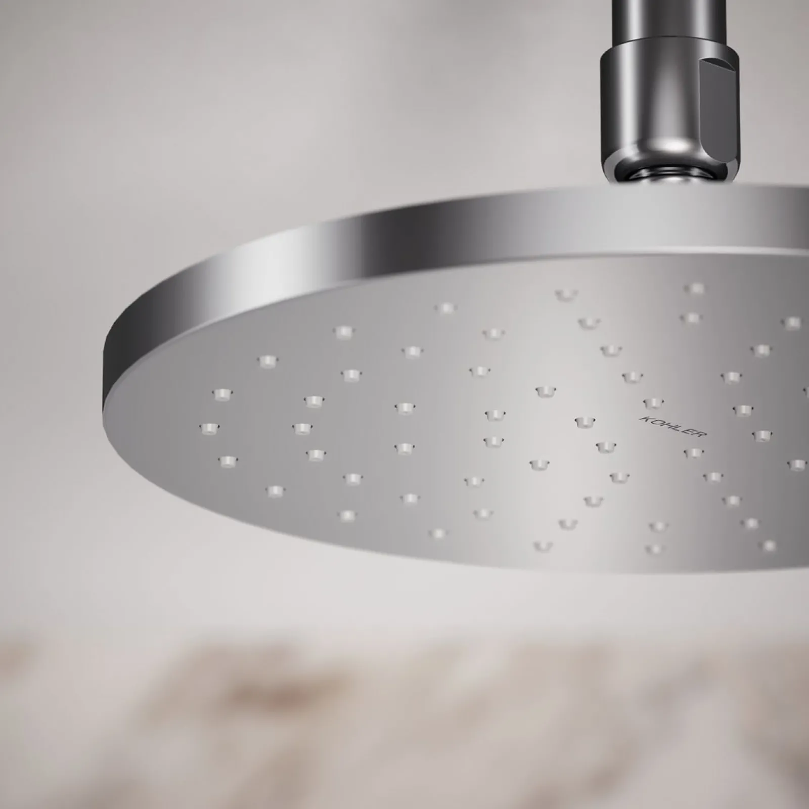 Round 8" single-function rainhead, 2.5 gpm^Kohler Best