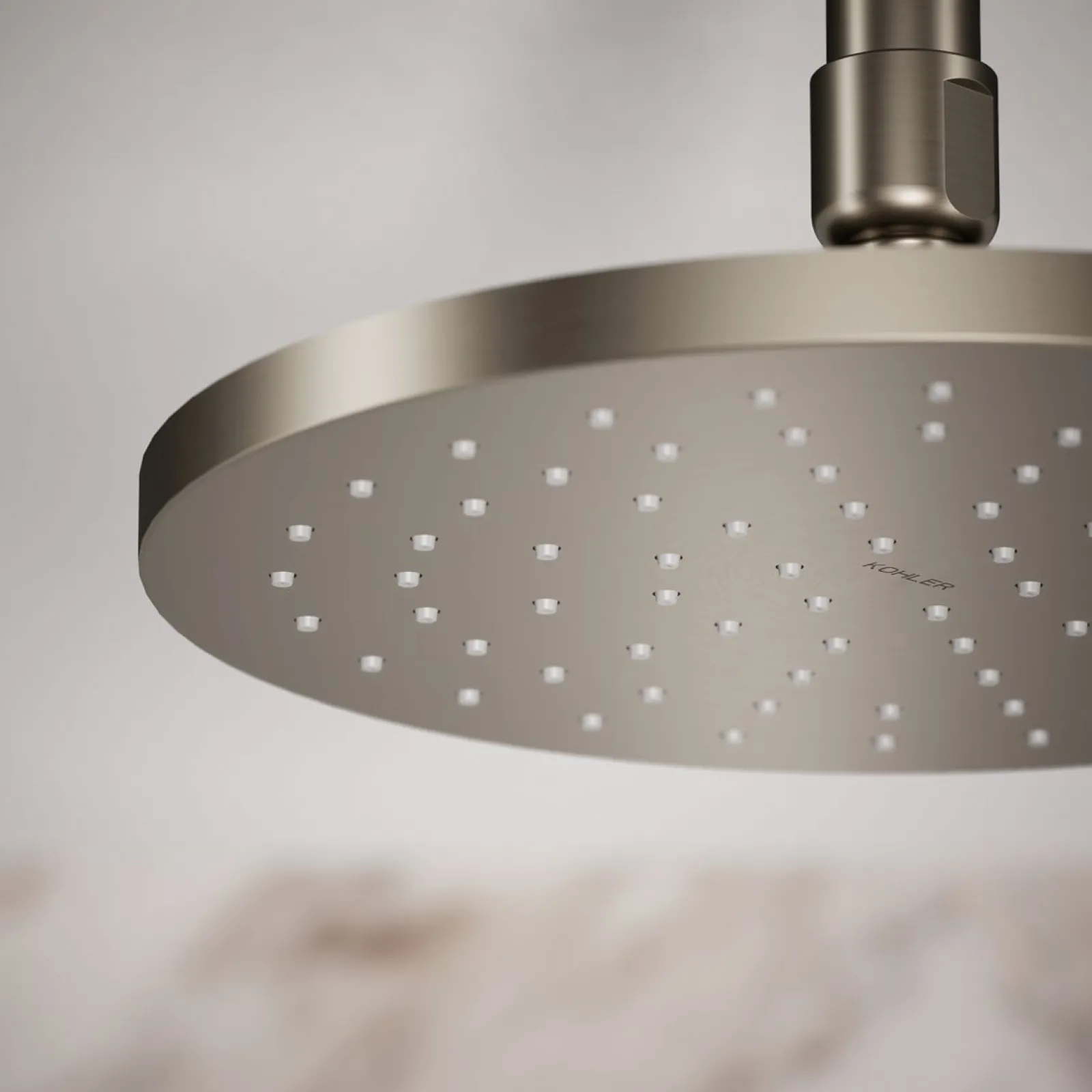 Round 8" single-function rainhead, 2.5 gpm^Kohler Best