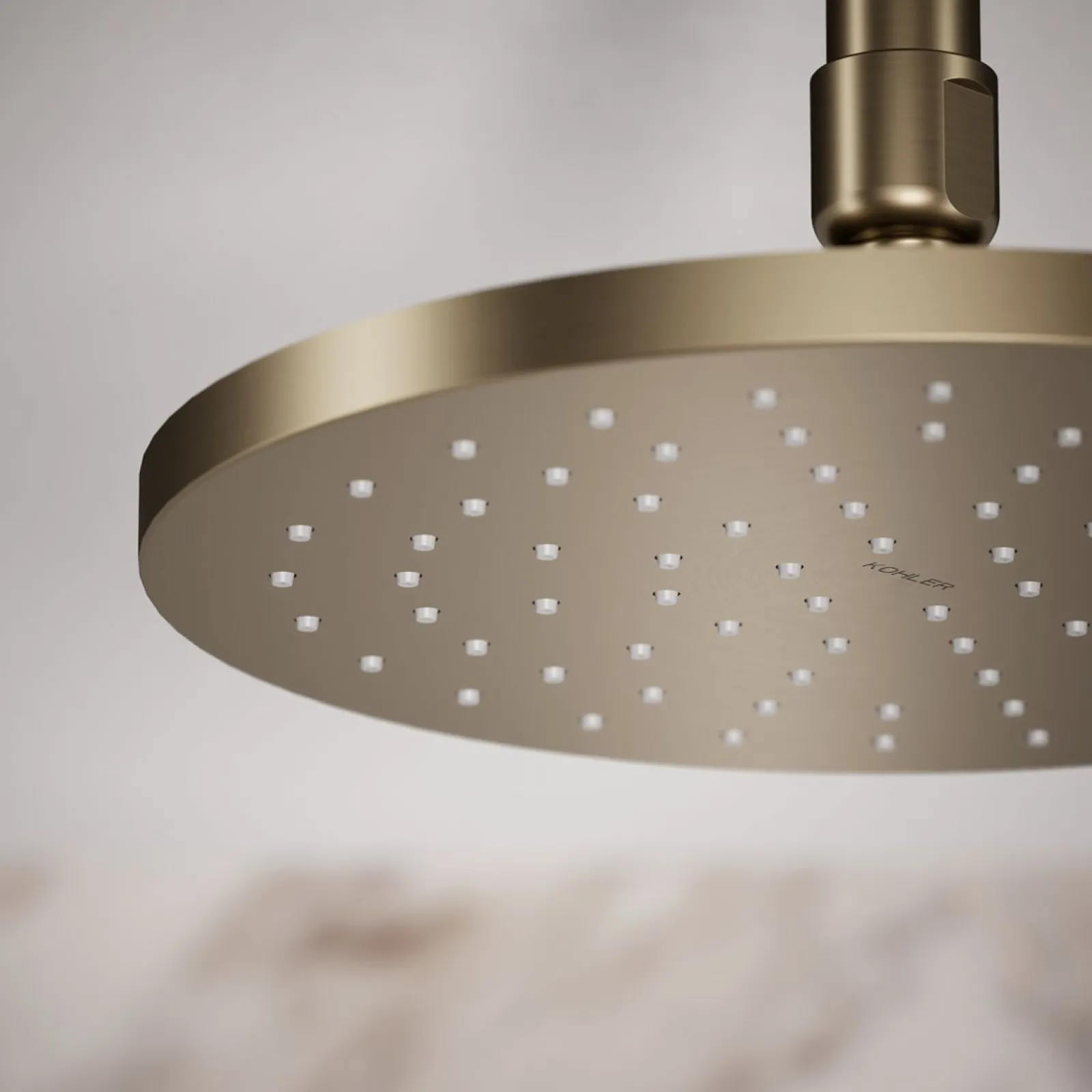 Round 8" single-function rainhead, 2.5 gpm^Kohler Best