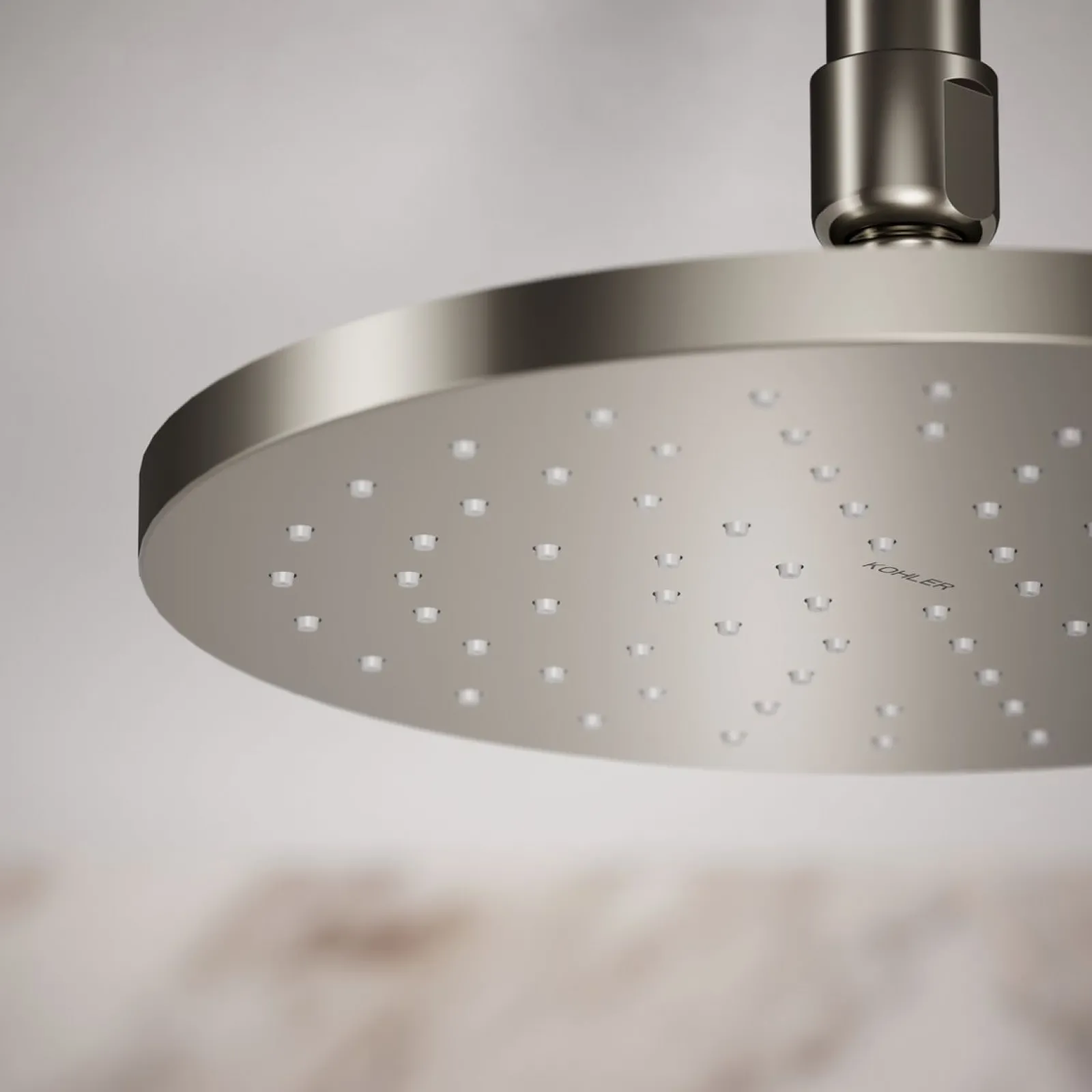 Round 8" single-function rainhead, 2.5 gpm^Kohler Best