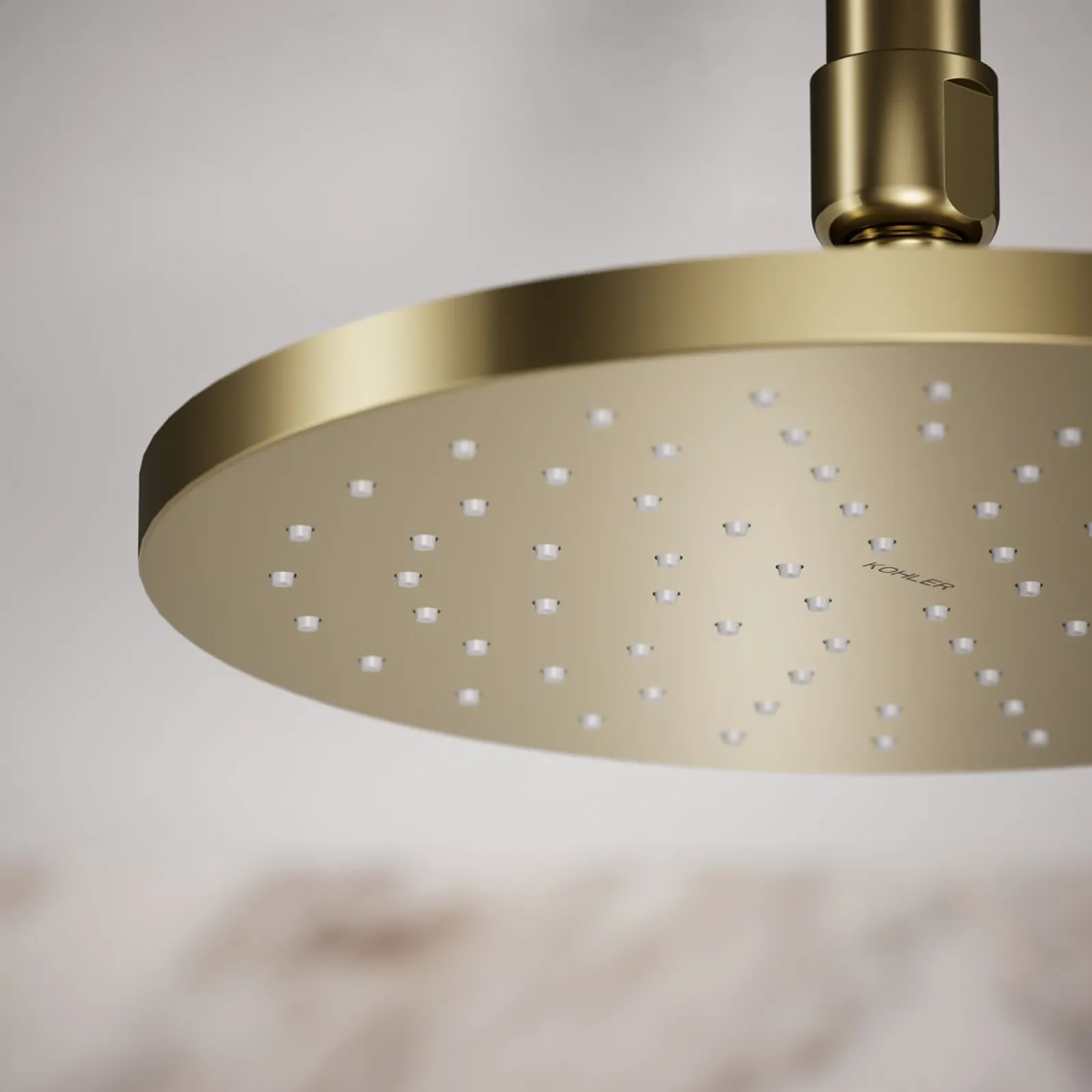Round 8" single-function rainhead, 2.5 gpm^Kohler Best