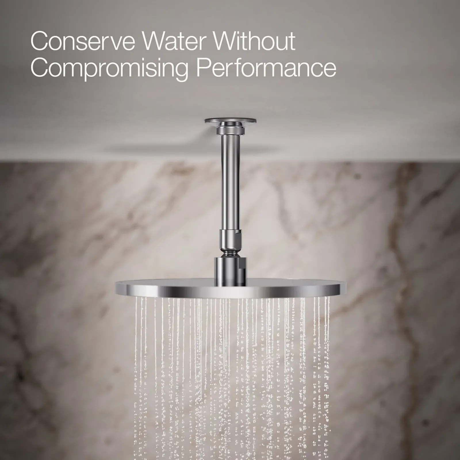 Round 10" single-function rainhead, 1.75 gpm^Kohler