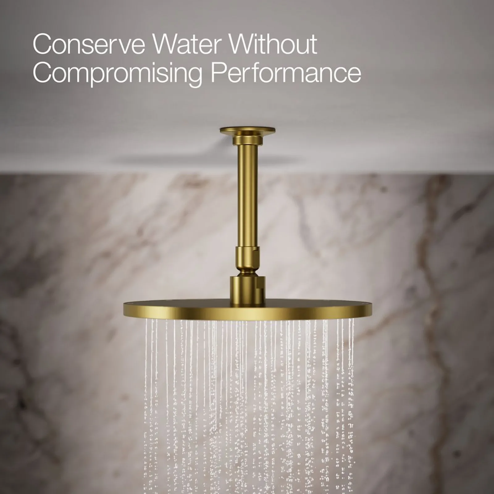 Round 10" single-function rainhead, 1.75 gpm^Kohler