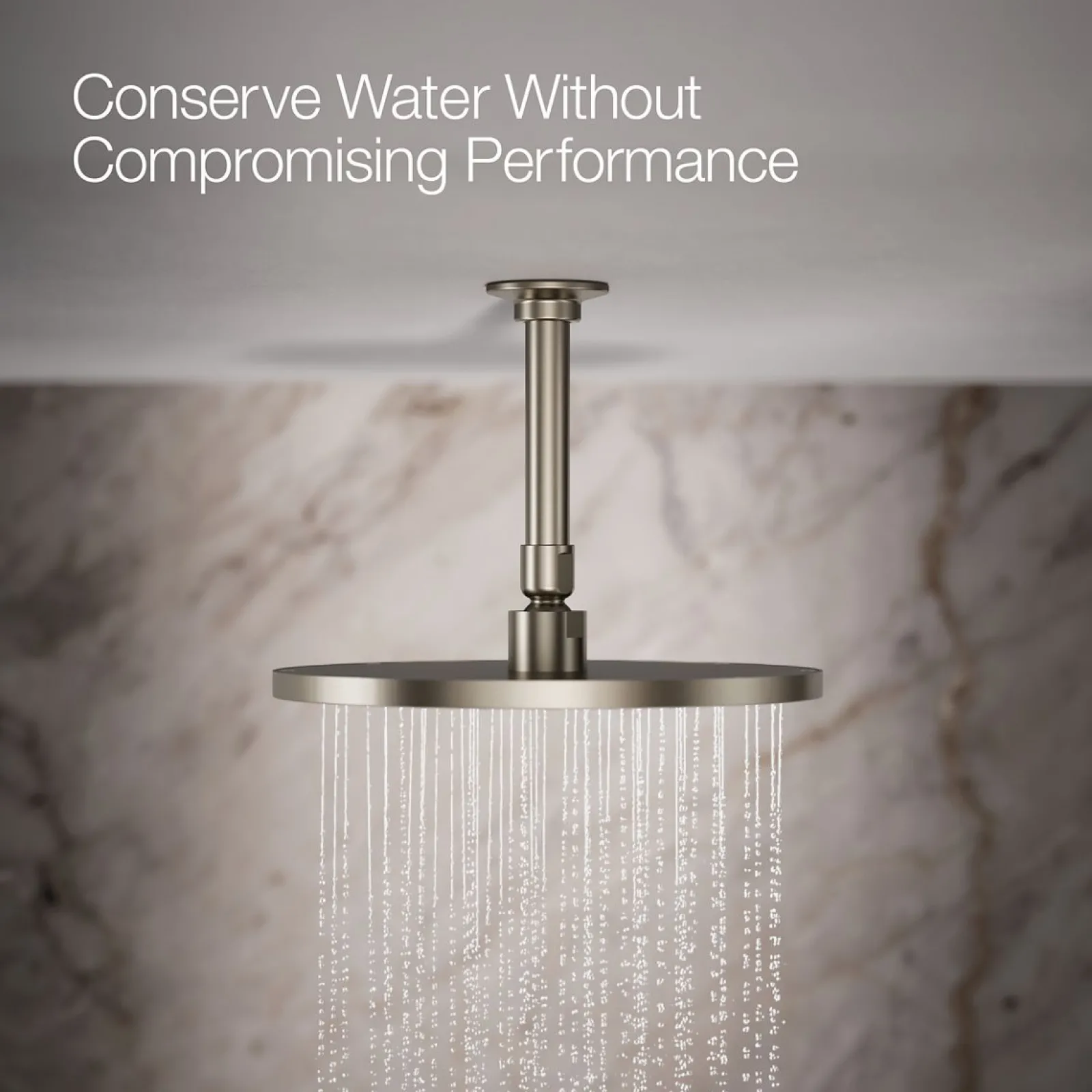 Round 10" single-function rainhead, 1.75 gpm^Kohler