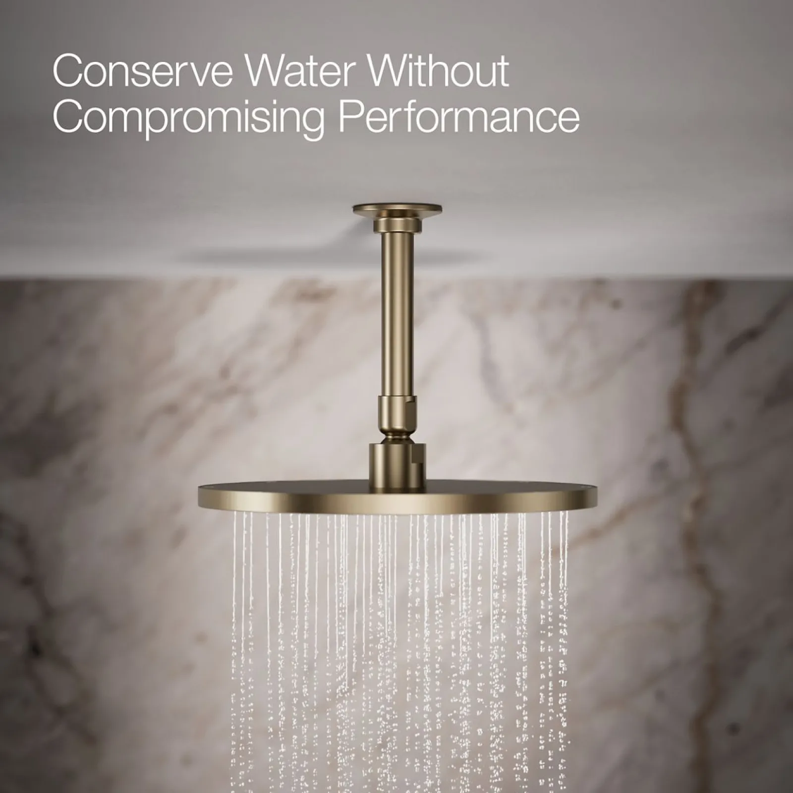 Round 10" single-function rainhead, 1.75 gpm^Kohler