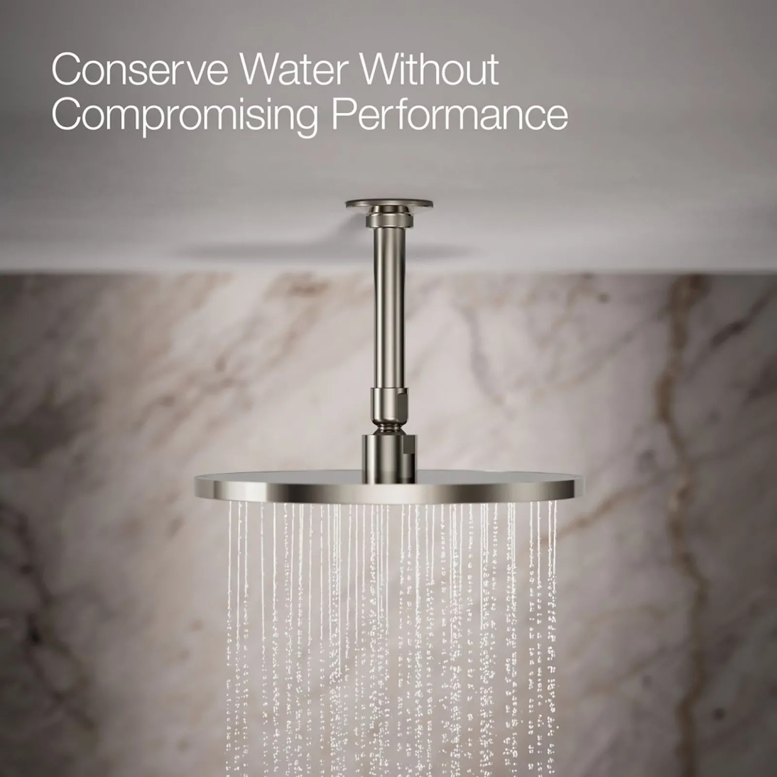 Round 10" single-function rainhead, 1.75 gpm^Kohler
