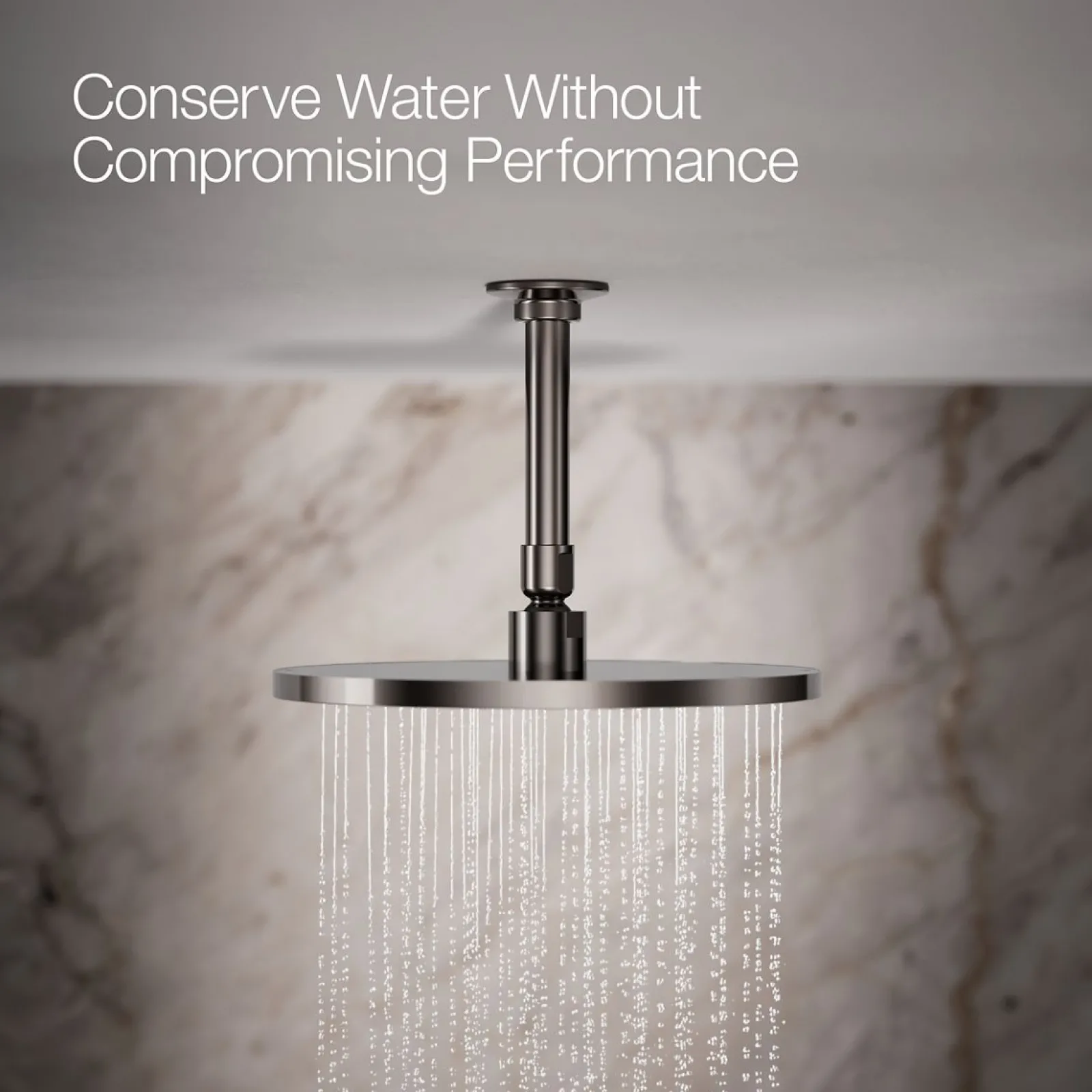 Round 10" single-function rainhead, 1.75 gpm^Kohler