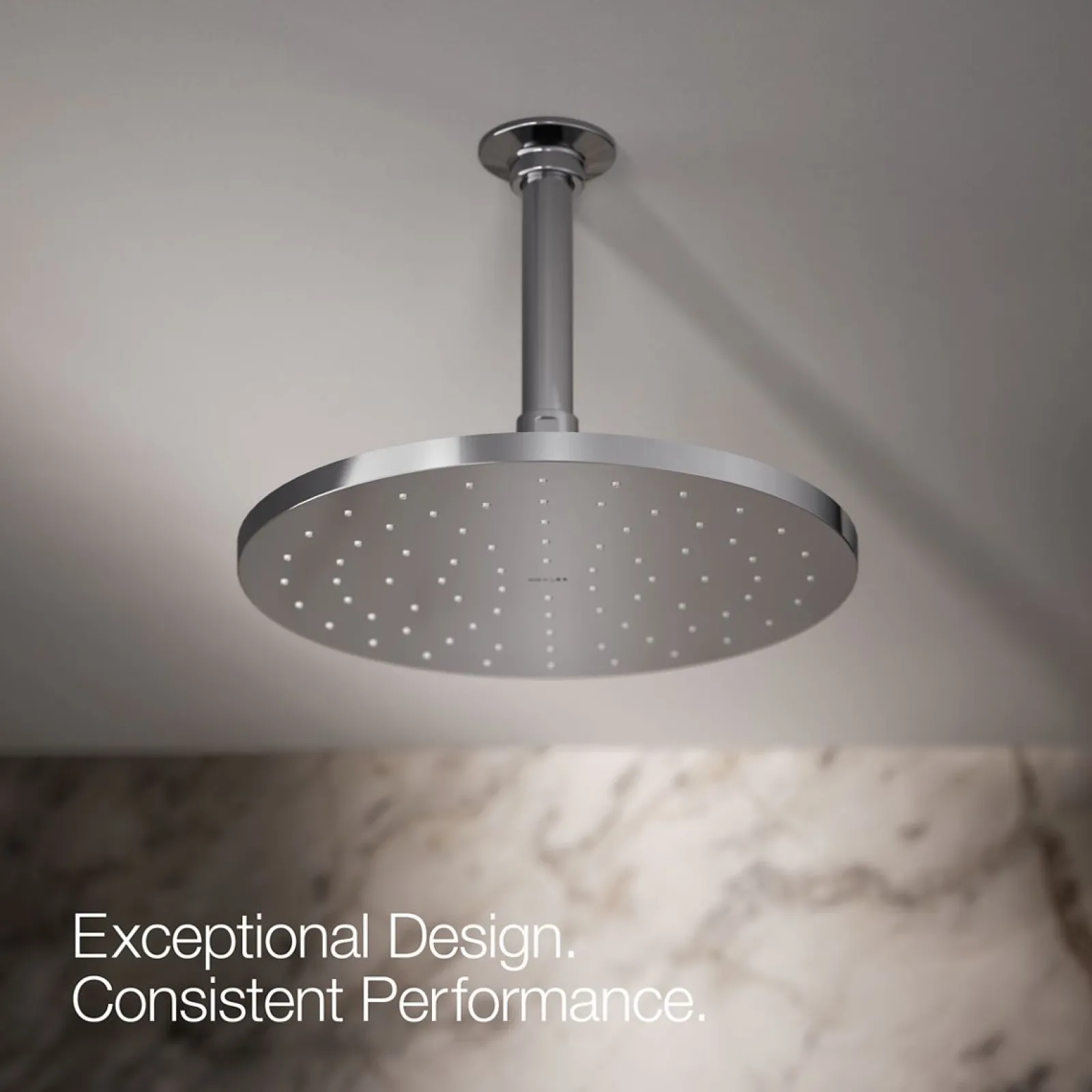 Round 10" single-function rainhead, 1.75 gpm^Kohler