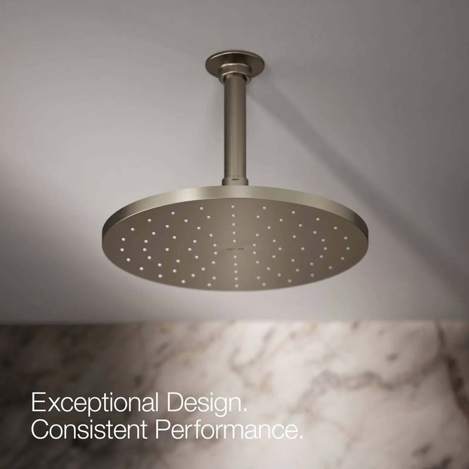 Round 10" single-function rainhead, 1.75 gpm^Kohler