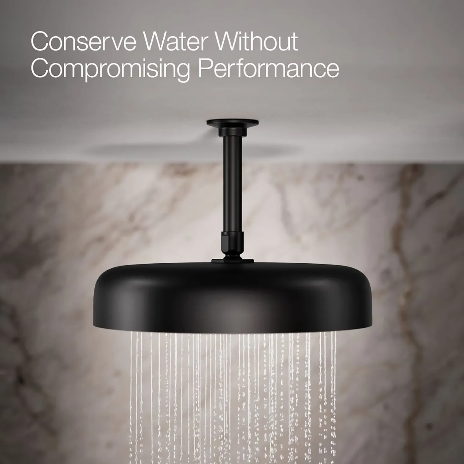 Round 12" single-function rainhead, 1.75 gpm^Kohler Hot