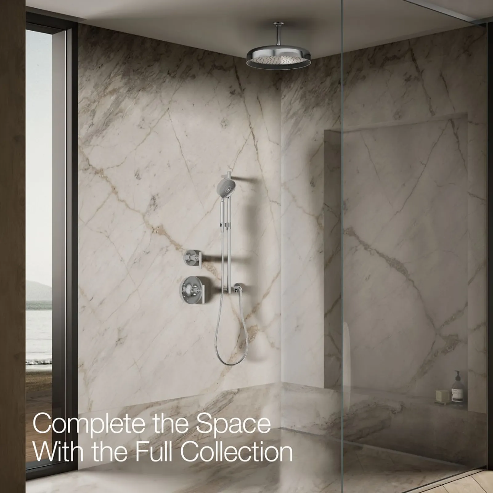 Round 14" single-function rainhead, 2.5 gpm^Kohler Online