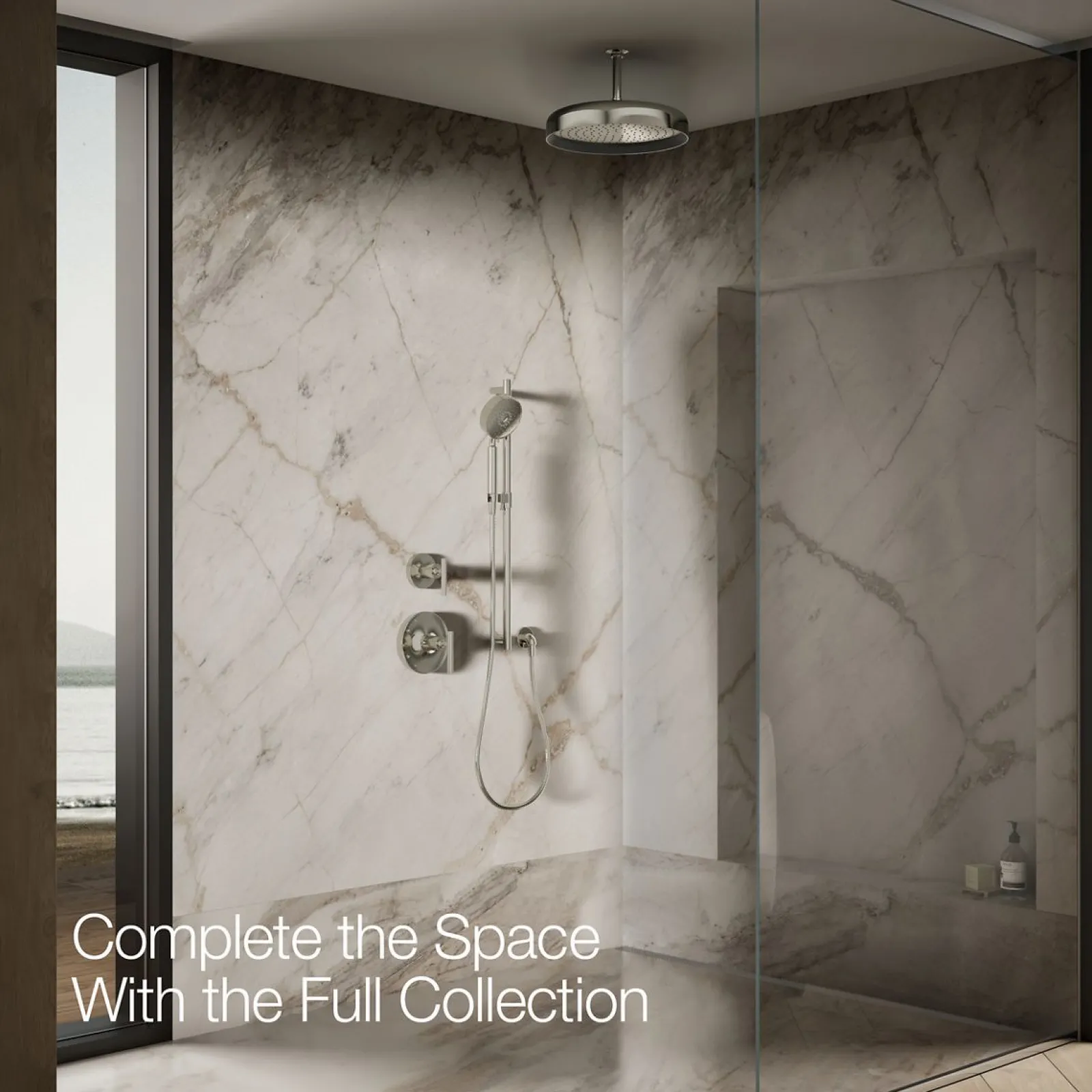 Round 14" single-function rainhead, 2.5 gpm^Kohler Online