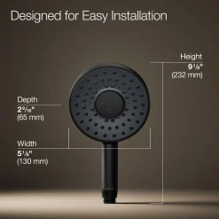 Round three-function handshower, 1.75 gpm^Kohler Hot