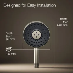 Round three-function handshower, 2.5 gpm^Kohler New