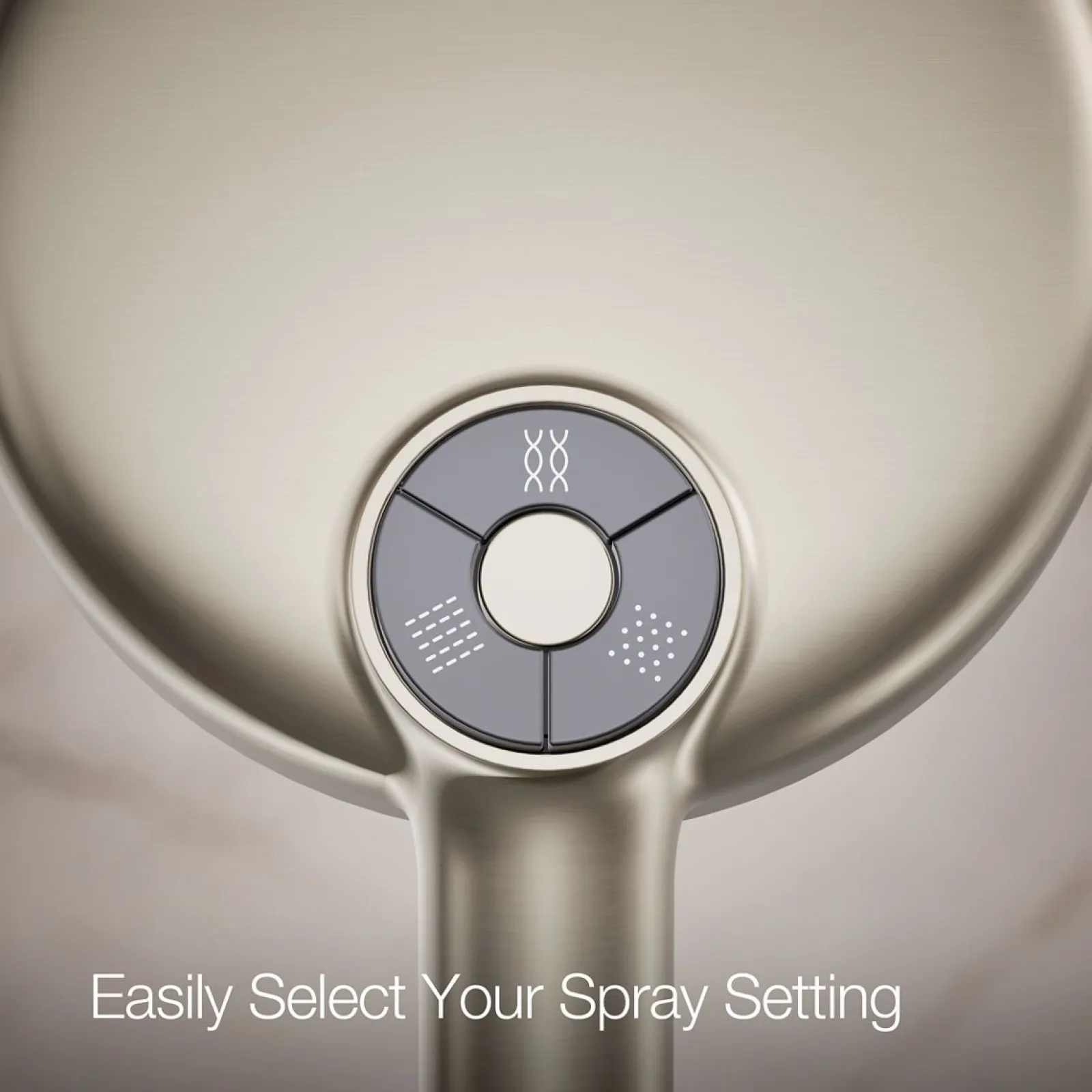 Round three-function handshower, 2.5 gpm^Kohler New