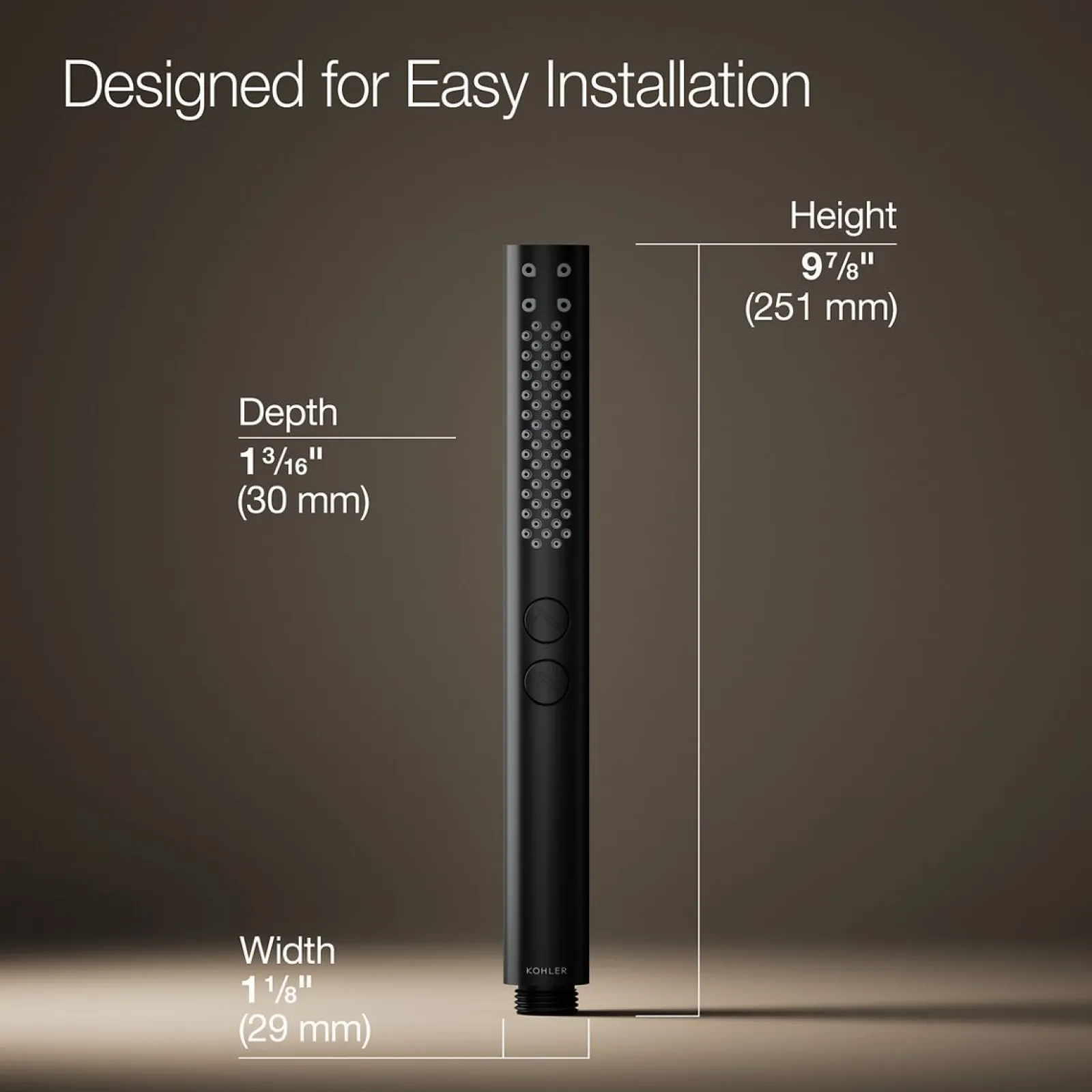 Round two-function handshower, 2.5 gpm^Kohler Online