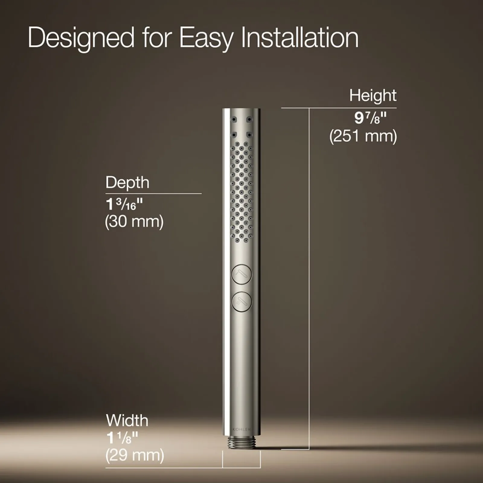 Round two-function handshower, 2.5 gpm^Kohler Online