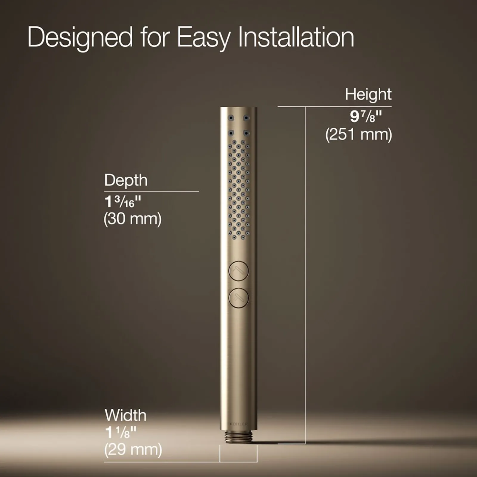 Round two-function handshower, 1.75 gpm^Kohler Online