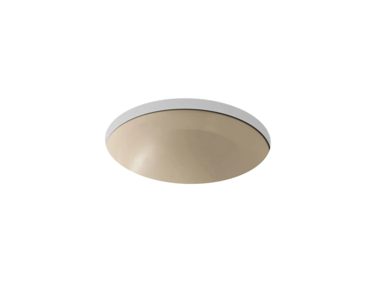 16-1/4" round undermount bathroom sink, no overflow^Kohler Discount